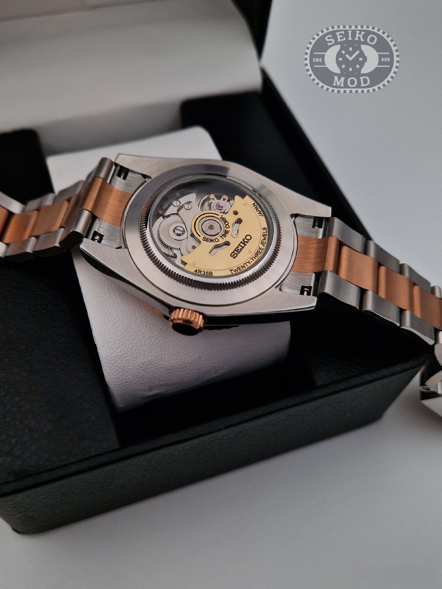 Yacht-Master mod med roséguld totone-rem