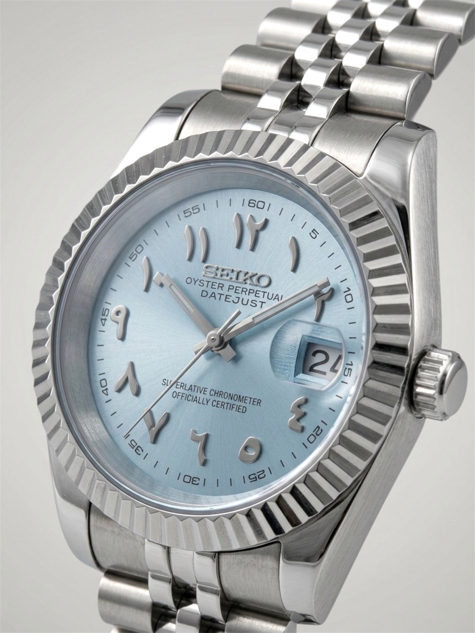 Seikomod-seikojust-light-blue-arabic-silver-jubille