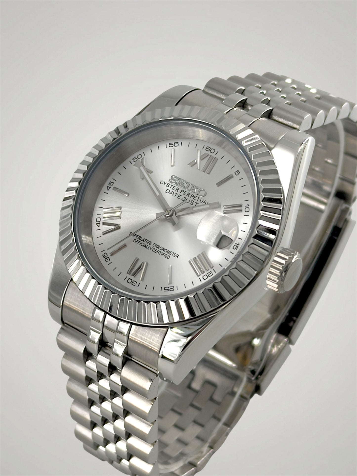 White-Datejust-Mod-Seikomod-Seikojust-jubilee-waterproof