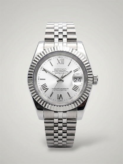White-Datejust-Mod-Seikomod-Seikojust-automatic-jubilee